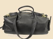 Leather Carry-All Overnight Bag/Gym Bag