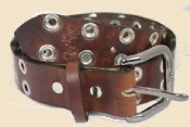 Grommet Leather Belt
