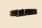 Dog Collar - Black with Dots