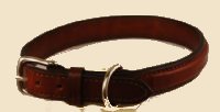 Dog Collar - Raised Leather