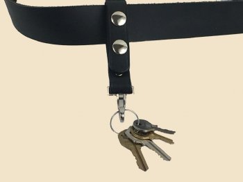 Leather Key Ring Belt Holder