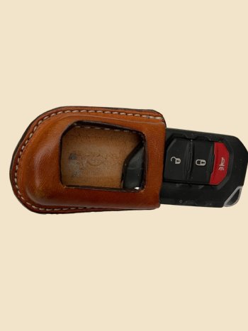 Leather Key Fob for Jeep Remote
