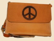 The Peace Symbol Briefcase Bag