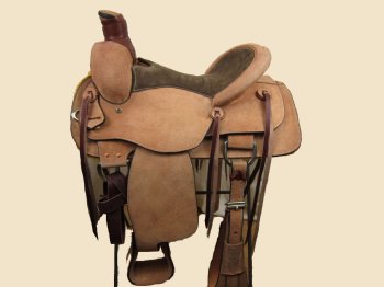 MacPherson Rough-Out Roper/Work Saddle<br /><span style="color:red">Cancelled Order Special - Reduced to $1,000<br />S O L D</span>